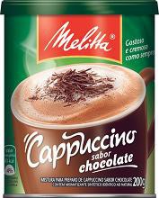 CAFÉ MELITTA CAPPUCCINO CHOCOLATE 200GR, KIT 6 UN
