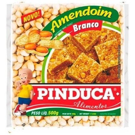 AMENDOIM PINDUCA BRANCO            400GR, FR  C/10