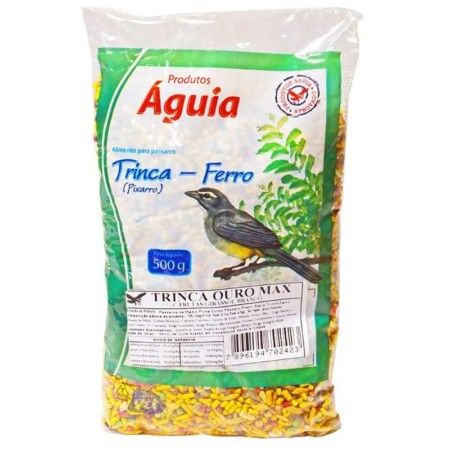 RAÇÃO ÁGUIA TRINCA FERRO COM FRUTAS  500GR, FR  C/10