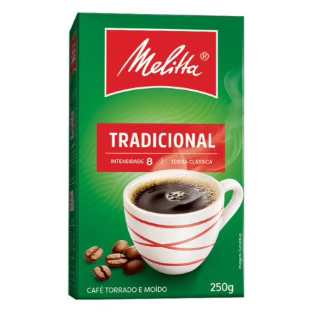 CAFÉ MELITTA PÓ TRADICIONAL 250GR