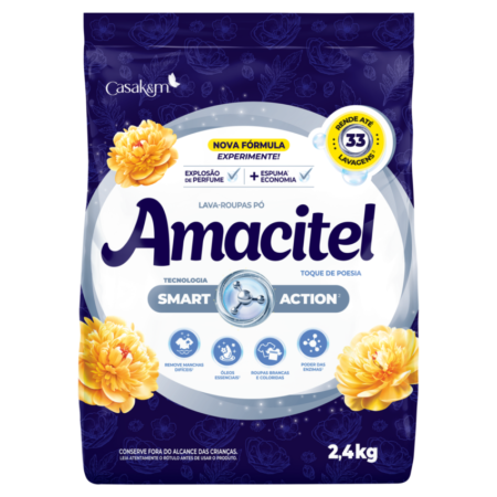 DET PÓ AMACITEL TOQUE DE POESIA SACHE 2.4KG, FR  C/7