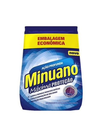DETERGENTE EM PÓ MINUANO SACHÊ 800G, FR  C/20