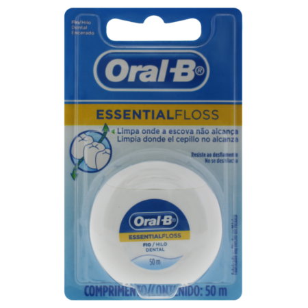 FIO DENTAL ORAL B ENCERADO 50M, KIT 6 UN