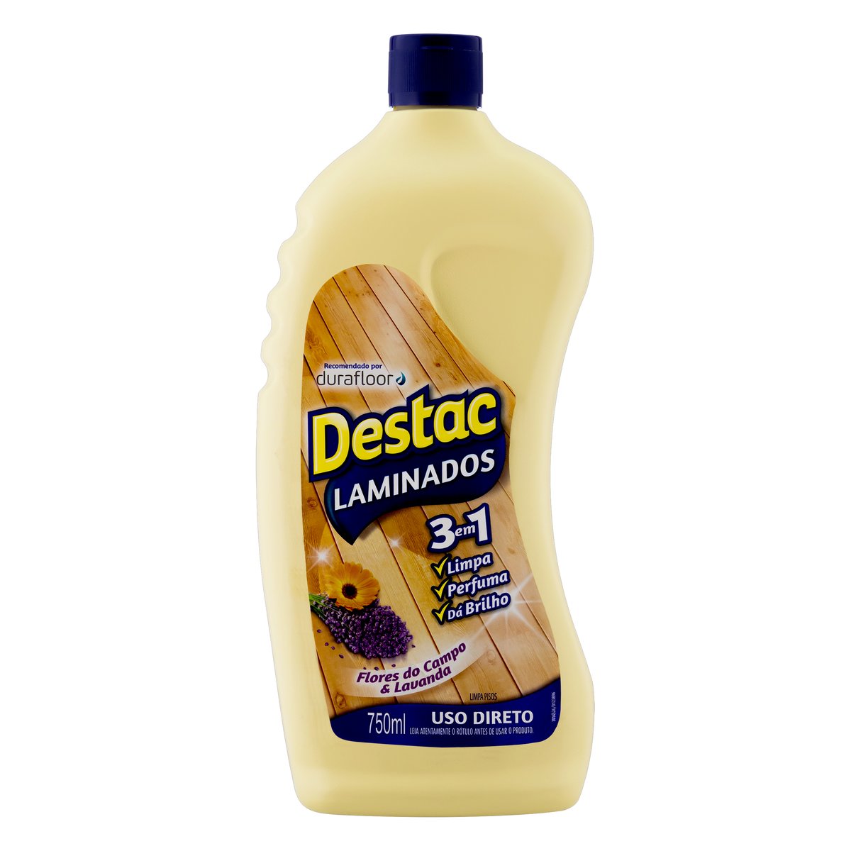 Destac LIMPADOR DESTAC PISOS LAMINADOS FLORES DO CAMPO & LAVANDA 750ML - Tozzo ...