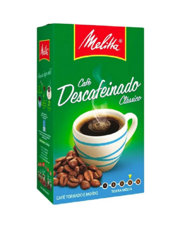 CAFÉ MELITTA PÓ DESCAFEINADO 250GR, KIT 6 UN