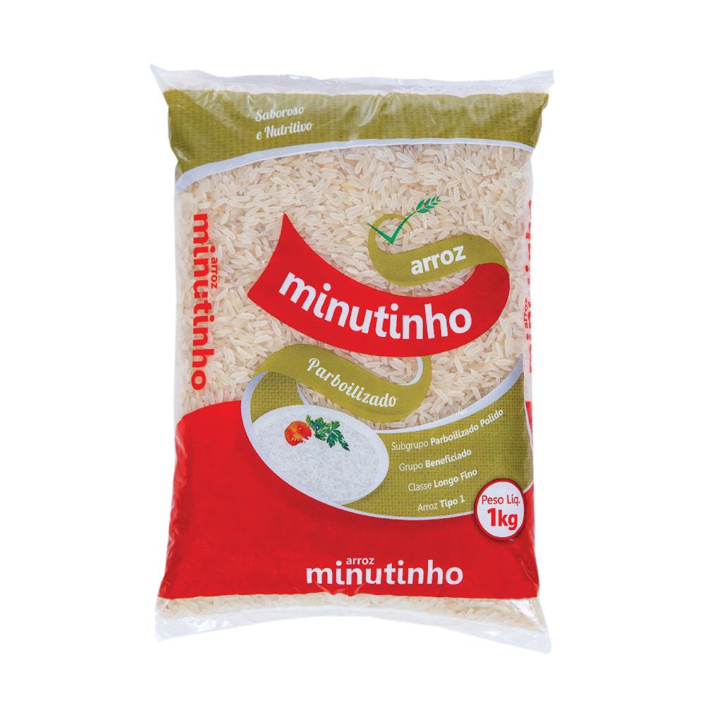 ARROZ PARBOILIZADO MINUTINHO 1KG, CX C/30 - Tozzo Alimentos Ltda