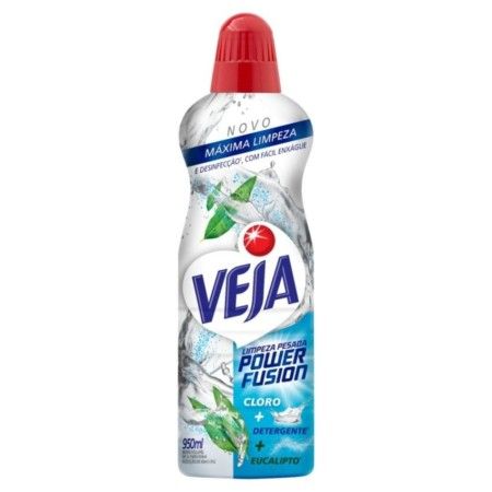 VEJA LIMEZA PESADA POWER FUSION CLORO 1LT