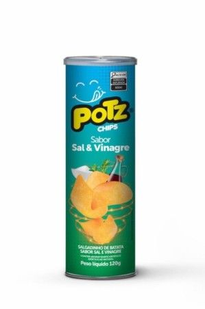 BATATA POTZ SAL E VINAGRE 120GR