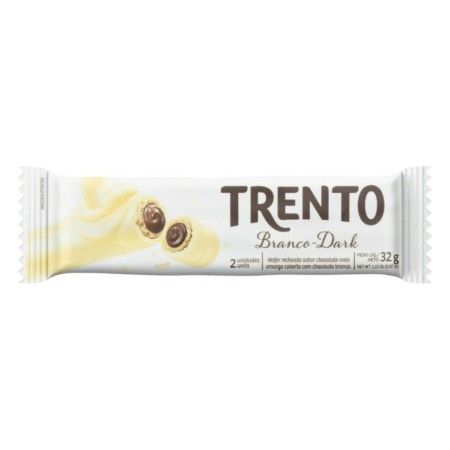CHOCOLATE TRENTO BRANCO 32GR, KIT 16 UN