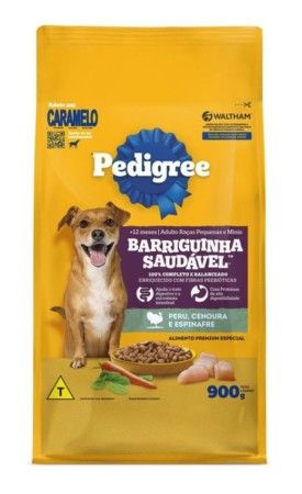 PEDIGREE ADULTOS RP BARRIGUINHA PERU  900GR, KIT 3 UN