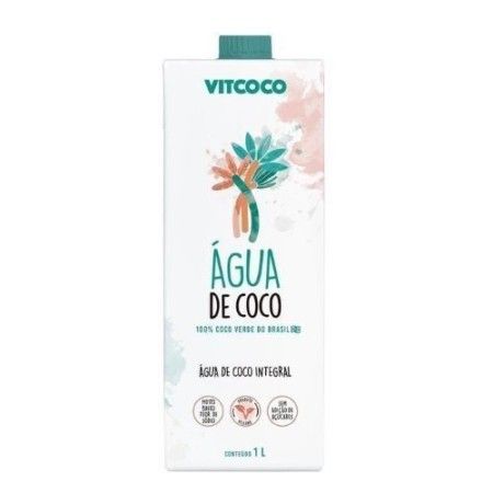 ÁGUA COCO VITCOCO INTEGRAL 1LT, CX  C/12
