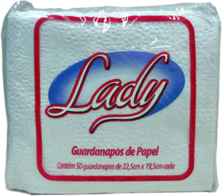 GUARDANAPO PAPEL LADY 20X23 C/50, FR  C/20