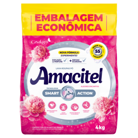 DET PÓ AMACITEL ALEGRES ENCANTOS SACHE 4KG, FR  C/4