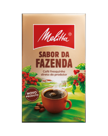 CAFÉ MELITTA PÓ SABOR DA FAZENDA 500GR