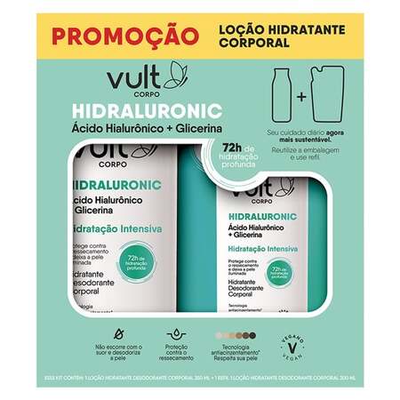 VULT CORPO KIT HIDRAT + REFIL GLICERINA