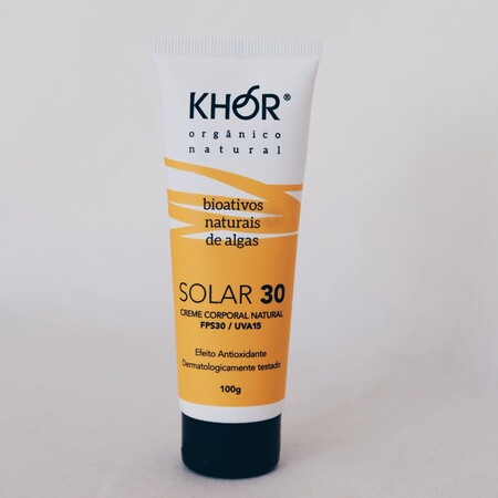 Protetor Solar Natural Fps30 Khor - 100g