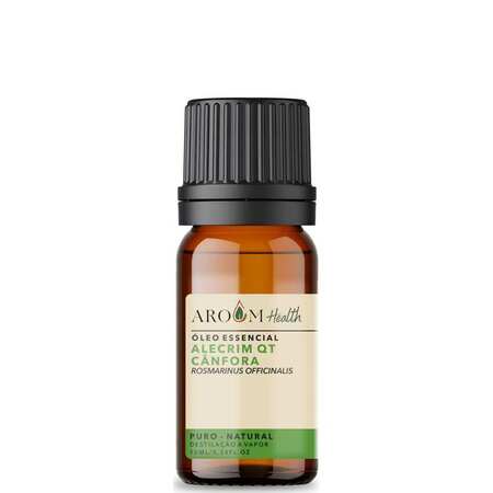 Óleo Essencial Alecrim Qt Cânfora Puro - 10 Ml Aroom Health