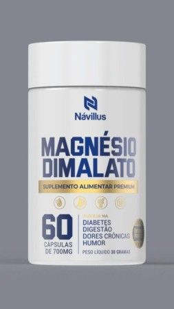 Magnésio Dimalato 60 cápsulas