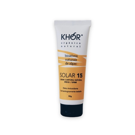 Protetor Solar Natural Fps15 Khor - 50g