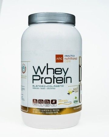 Whey Protein Blended + Colágeno Verisol ® - Sabor Baunilha Cream 900g