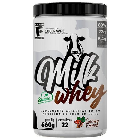 Milk Whey Cacau Fresh 660g (Wpc 80%)