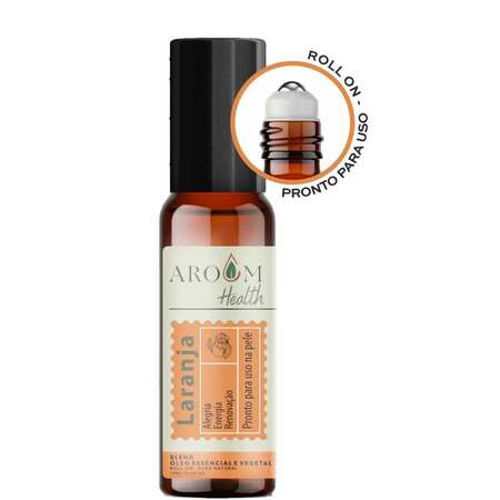 Blend Óleo Essencial Laranja Roll On 10 Ml - Uso Na Pele Aroom Health