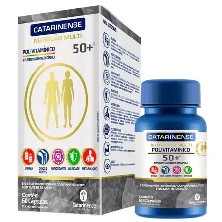 Multi Polivitaminico 50+ 60caps Catarinense