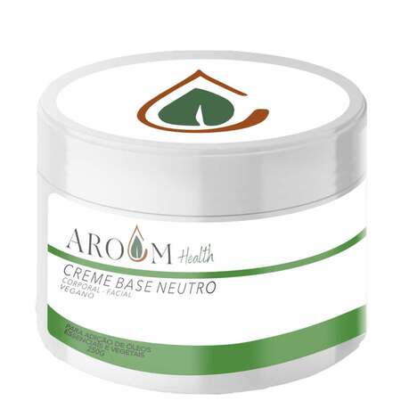 Creme Neutro Base Vegano - Corporal e Facial 250g Aroom Health