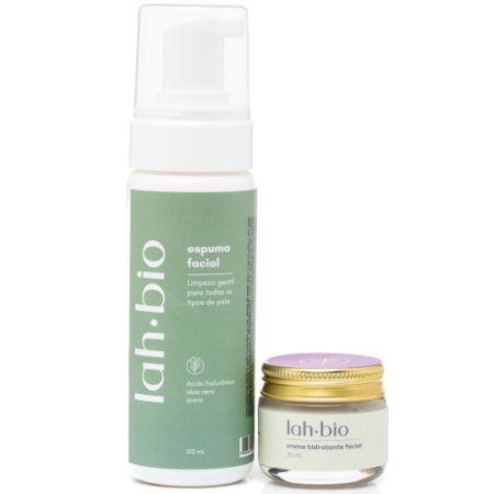 Kit Espuma Facial e Creme Hidratante Facial