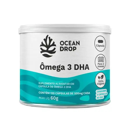 Omega 3 Dha 100% Vegetal 120caps Ocean Drop