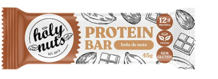 Barra de Proteina Vegana - Bolo de Nuts 45g