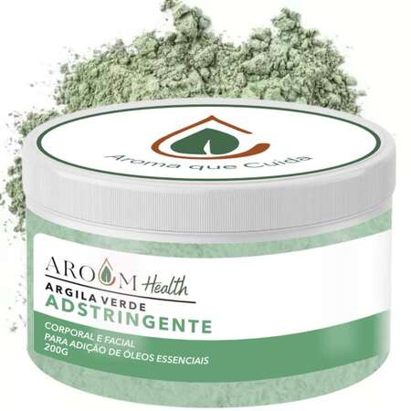 Argila Facial e Corporal Verde - 200g Aroom Health