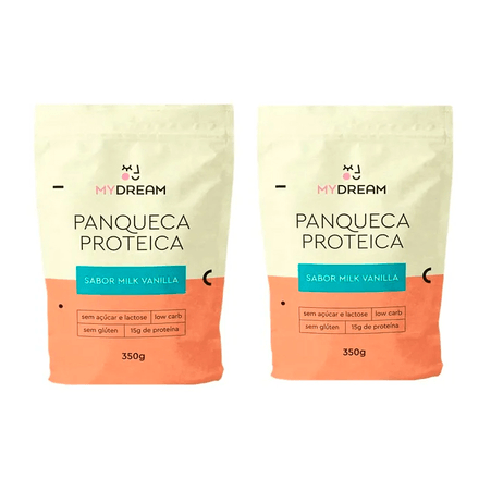 Combo 2 Panquecas Proteicas Milk Vanilla com 10% OFF