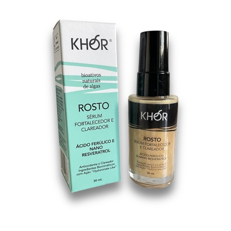 Sérum Facial Fortalecedor e Clareador Khor - 30ml