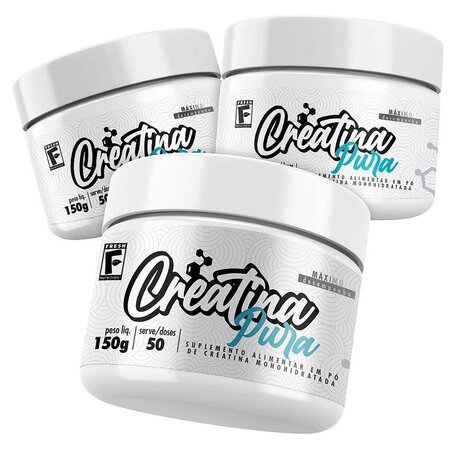 Combo: 3 Creatinas Monohidratada Pura 150g