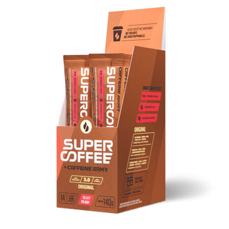 Display Supercoffee 3.0 To Go 140g C/ 14 Saches Original