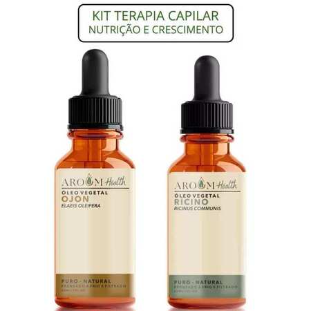 Kit Terapia Capilar  - Óleos Vegetais Ojon e Rícino ( Castor ) 30 Ml Cada