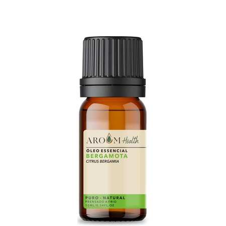 Óleo Essencial Bergamota Puro - 10 Ml Aroom Health