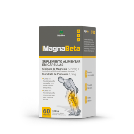 Magnabeta (Cãimbras e Fadiga Muscular) 60 cápsulas