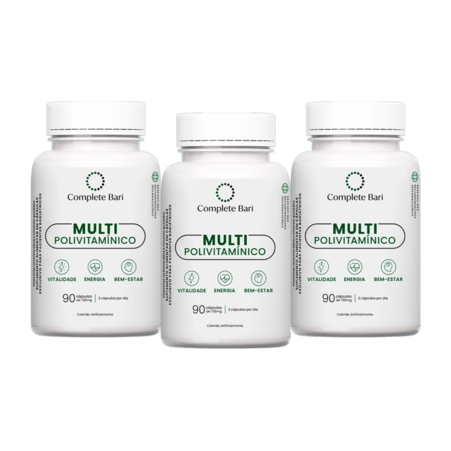 Kit 3 Multi Complete Bari - Vitamina para 3 Meses