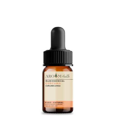 Óleo Essencial Cúrcuma ( Turmeric) Puro 5 Ml - Aroom Health