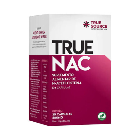 True Nac 600mg 30 Caps True Source