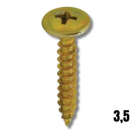 Parafuso Chipboard Flangeado Phillips 3,5 Para móveis