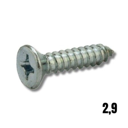 Parafuso Auto-atarraxante Chata Phillips Din 7982 2,9