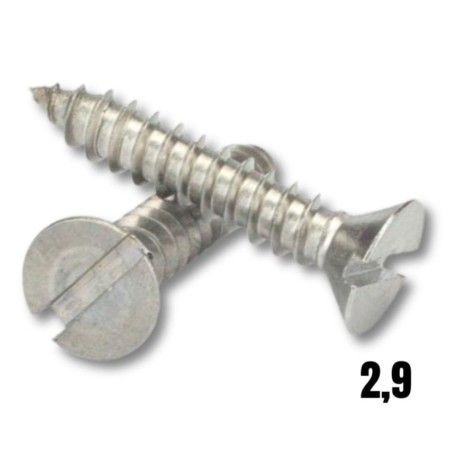Parafuso Auto-atarraxante Chata Fenda Din 7972 2,9