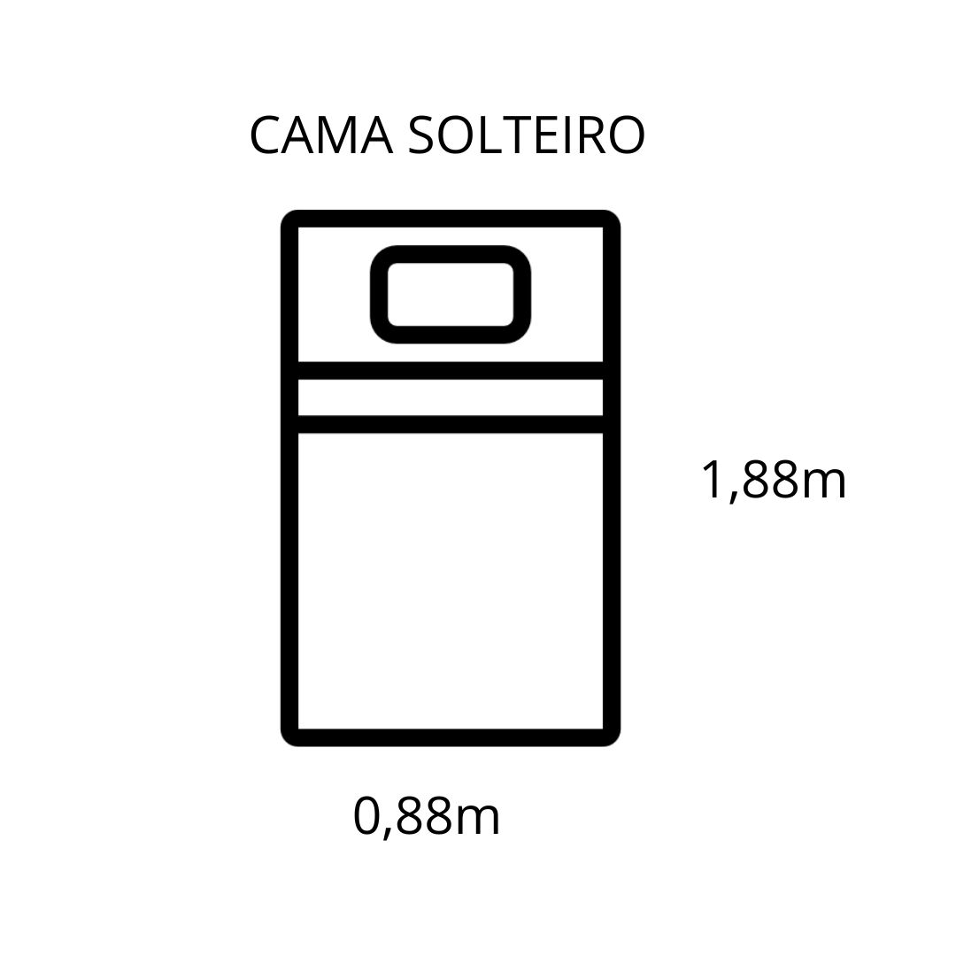 COLCHAO 0,88X1,88X0,25 POCKET CLASS PLUS DOUBLE FACE