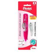 FITA CORRETIVA  PENTEL ROSA + REFIL GRATIS