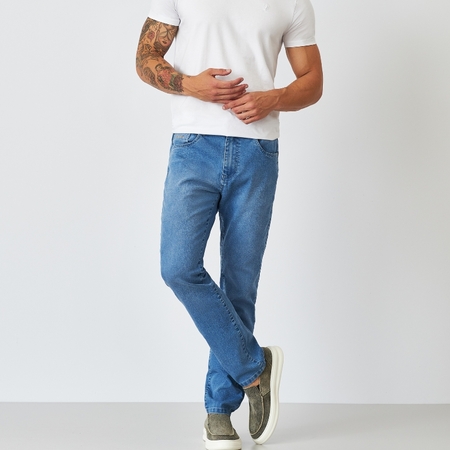 CALÇA  MASC JEANS REGULAR TAM 44