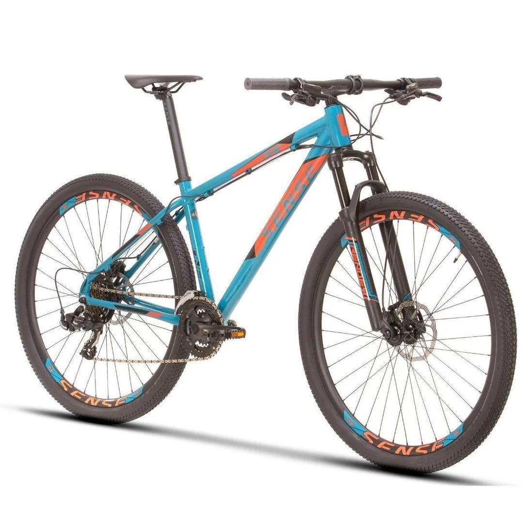 Bicicleta Sense One 24 AZUL E LARANJA