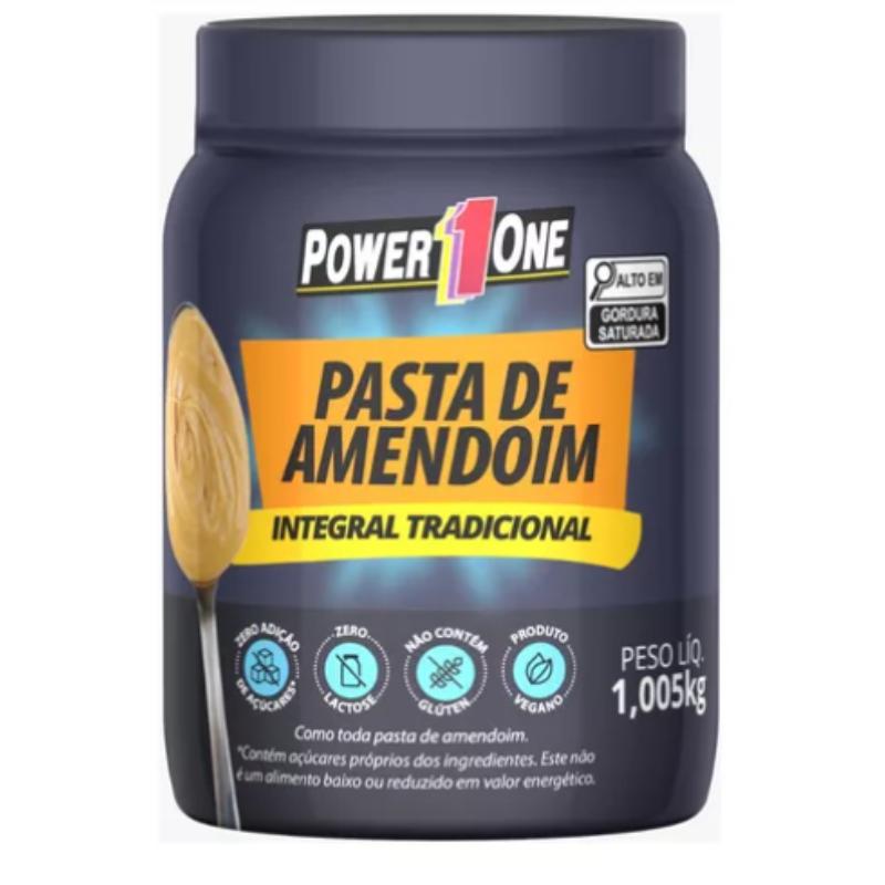 Power One (Integral Tradicional) - Pasta de amendoim, 1,005kg